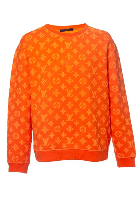 louis vuitton oranje trui|louis vuitton sweater.